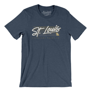 St. Louis Retro Men/Unisex T-Shirt-Allegiant Goods Co. Vintage Sports Apparel