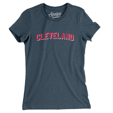 Cleveland Varsity Women's T-Shirt-Allegiant Goods Co. Vintage Sports Apparel