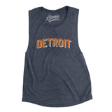 Detroit Varsity Women's Flowey Scoopneck Muscle Tank-Allegiant Goods Co. Vintage Sports Apparel