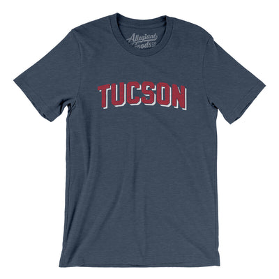 Tucson Varsity Men/Unisex T-Shirt-Heather Navy-Allegiant Goods Co. Vintage Sports Apparel
