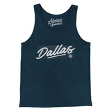 Dallas Retro Men/Unisex Tank Top-Allegiant Goods Co. Vintage Sports Apparel