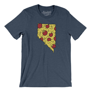 Nevada Pizza State Men/Unisex T-Shirt-Allegiant Goods Co. Vintage Sports Apparel