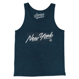 New York Retro Men/Unisex Tank Top-Allegiant Goods Co. Vintage Sports Apparel