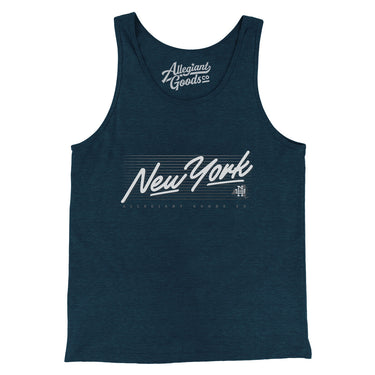 New York Retro Men/Unisex Tank Top-Allegiant Goods Co. Vintage Sports Apparel
