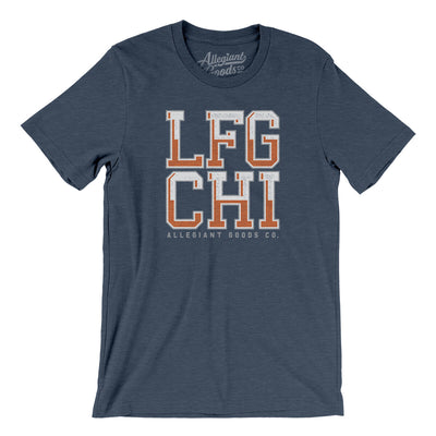 Lfg Chi Men/Unisex T-Shirt-Heather Navy-Allegiant Goods Co. Vintage Sports Apparel