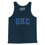 Okc Varsity Men/Unisex Tank Top-Allegiant Goods Co. Vintage Sports Apparel