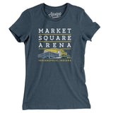 Market Square Arena Indianapolis Women's T-Shirt-Allegiant Goods Co. Vintage Sports Apparel