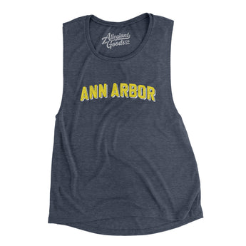 Ann Arbor Varsity Women's Flowey Scoopneck Muscle Tank-Allegiant Goods Co. Vintage Sports Apparel