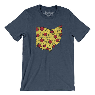 Ohio Pizza State Men/Unisex T-Shirt-Allegiant Goods Co. Vintage Sports Apparel