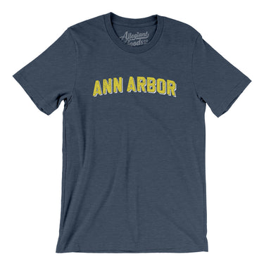 Ann Arbor Varsity Men/Unisex T-Shirt-Allegiant Goods Co. Vintage Sports Apparel