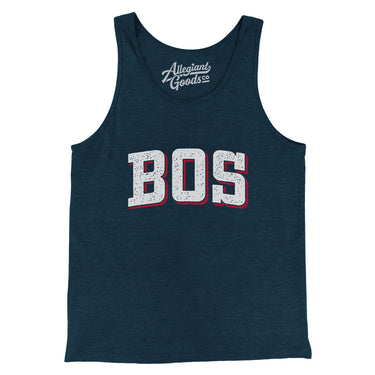 BOS Varsity Men/Unisex Tank Top-Allegiant Goods Co. Vintage Sports Apparel