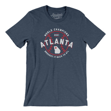 Atlanta World Series Champions Men/Unisex T-Shirt-Allegiant Goods Co. Vintage Sports Apparel