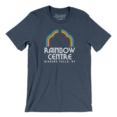 Rainbow Centre Men/Unisex T-Shirt-Heather Navy-Allegiant Goods Co. Vintage Sports Apparel