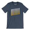 Buffalo Vintage Repeat Men/Unisex T-Shirt-Heather Navy-Allegiant Goods Co. Vintage Sports Apparel