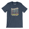 Sequoia National Park Men/Unisex T-Shirt-Heather Navy-Allegiant Goods Co. Vintage Sports Apparel