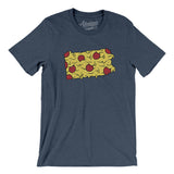 Pennsylvania Pizza State Men/Unisex T-Shirt-Allegiant Goods Co. Vintage Sports Apparel