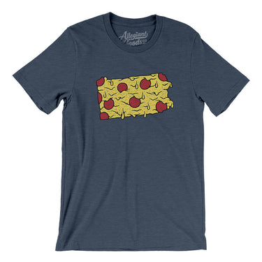 Pennsylvania Pizza State Men/Unisex T-Shirt-Allegiant Goods Co. Vintage Sports Apparel