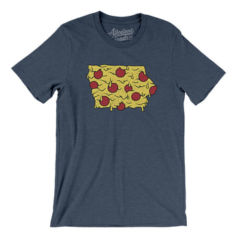 Iowa Pizza State Men/Unisex T-Shirt-Allegiant Goods Co. Vintage Sports Apparel