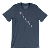 Winnipeg Hockey Jersey Men/Unisex T-Shirt-Heather Navy-Allegiant Goods Co. Vintage Sports Apparel