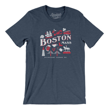 Boston Things Men/Unisex T-Shirt-Allegiant Goods Co. Vintage Sports Apparel