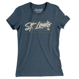 St. Louis Retro Women's T-Shirt-Allegiant Goods Co. Vintage Sports Apparel