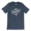 Columbia Gardens Amusement Park Men/Unisex T-Shirt-Heather Navy-Allegiant Goods Co. Vintage Sports Apparel