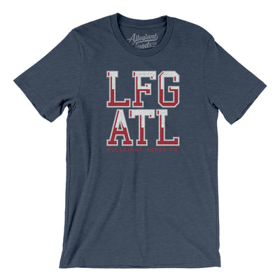 Lfg Atl Men/Unisex T-Shirt-Heather Navy-Allegiant Goods Co. Vintage Sports Apparel