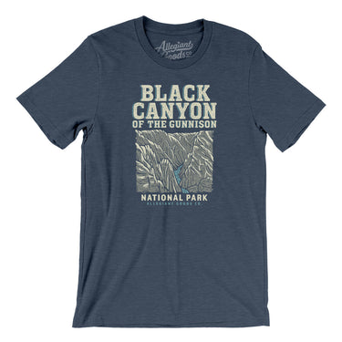 Black Canyon Of The Gunnison National Park Men/Unisex T-Shirt-Allegiant Goods Co. Vintage Sports Apparel