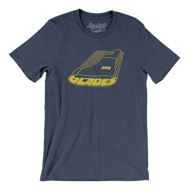 Erie Blades Men/Unisex T-Shirt-Allegiant Goods Co. Vintage Sports Apparel