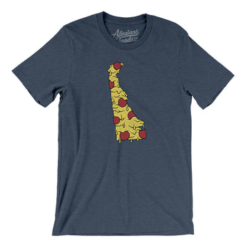 Delaware Pizza State Men/Unisex T-Shirt-Allegiant Goods Co. Vintage Sports Apparel