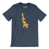 Delaware Pizza State Men/Unisex T-Shirt-Heather Navy-Allegiant Goods Co. Vintage Sports Apparel