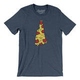 New Hampshire Pizza State Men/Unisex T-Shirt-Allegiant Goods Co. Vintage Sports Apparel