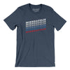 Minneapolis Vintage Repeat Men/Unisex T-Shirt-Heather Navy-Allegiant Goods Co. Vintage Sports Apparel