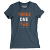 Chicago 312 Women's T-Shirt-Heather Navy-Allegiant Goods Co. Vintage Sports Apparel