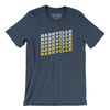Nashville Vintage Repeat Men/Unisex T-Shirt-Heather Navy-Allegiant Goods Co. Vintage Sports Apparel