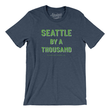 Seattle Football By A Thousand Men/Unisex T-Shirt-Allegiant Goods Co. Vintage Sports Apparel
