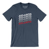 Atlanta Vintage Repeat Men/Unisex T-Shirt-Heather Navy-Allegiant Goods Co. Vintage Sports Apparel