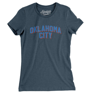 Oklahoma City Varsity Women's T-Shirt-Allegiant Goods Co. Vintage Sports Apparel