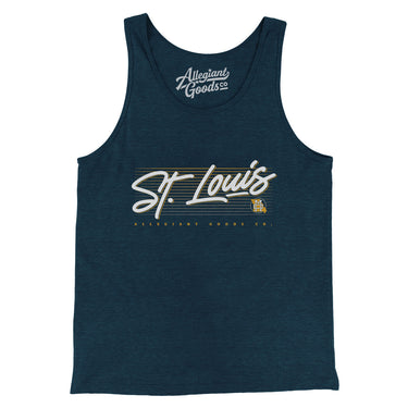 St. Louis Retro Men/Unisex Tank Top-Allegiant Goods Co. Vintage Sports Apparel