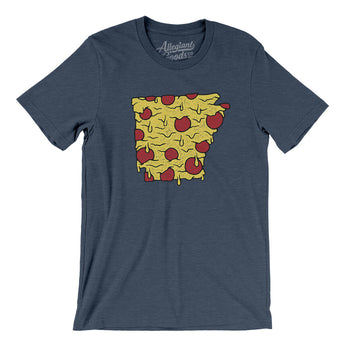Arkansas Pizza State Men/Unisex T-Shirt-Allegiant Goods Co. Vintage Sports Apparel
