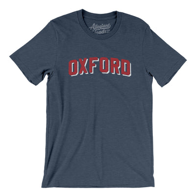 Oxford Varsity Men/Unisex T-Shirt-Heather Navy-Allegiant Goods Co. Vintage Sports Apparel
