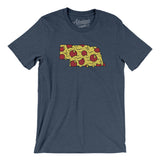 Nebraska Pizza State Men/Unisex T-Shirt-Allegiant Goods Co. Vintage Sports Apparel