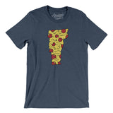 Vermont Pizza State Men/Unisex T-Shirt-Allegiant Goods Co. Vintage Sports Apparel
