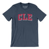 Cle Varsity Men/Unisex T-Shirt-Heather Navy-Allegiant Goods Co. Vintage Sports Apparel