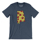 Alabama Pizza State Men/Unisex T-Shirt-Allegiant Goods Co. Vintage Sports Apparel