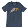 Colorado Gold Kings Men/Unisex T-Shirt-Heather Navy-Allegiant Goods Co. Vintage Sports Apparel