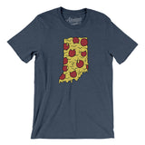 Indiana Pizza State Men/Unisex T-Shirt-Allegiant Goods Co. Vintage Sports Apparel