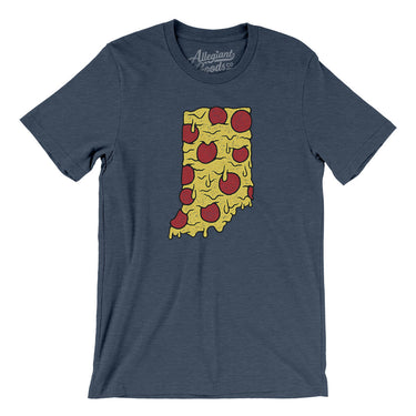 Indiana Pizza State Men/Unisex T-Shirt-Allegiant Goods Co. Vintage Sports Apparel