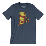 Rhode Island Pizza State Men/Unisex T-Shirt-Allegiant Goods Co. Vintage Sports Apparel