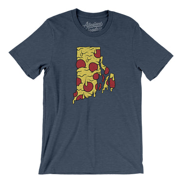 Rhode Island Pizza State Men/Unisex T-Shirt-Allegiant Goods Co. Vintage Sports Apparel